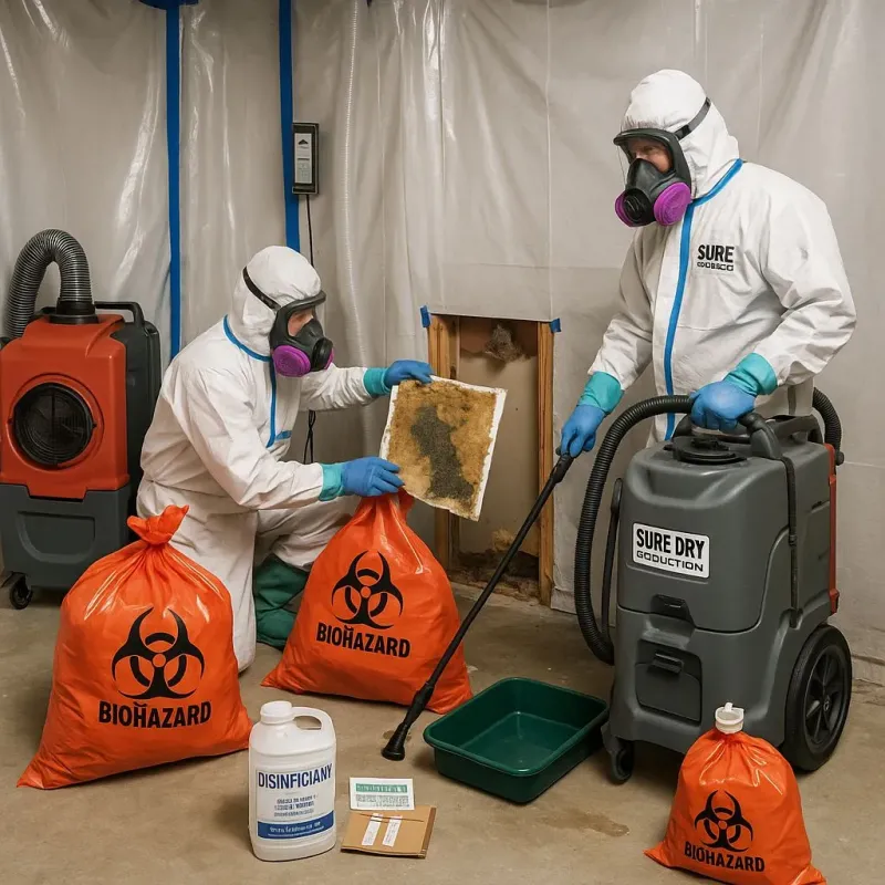 Contaminated Water Handling Protocols process in Allen Parish, LA